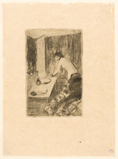 小さなドレッシングルーム 作： Edgar Degas