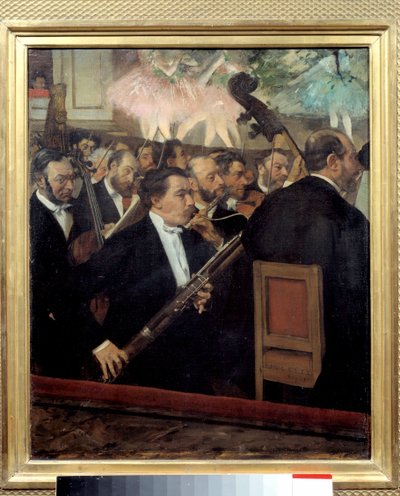 オペラ座のオーケストラ 作： Edgar Degas