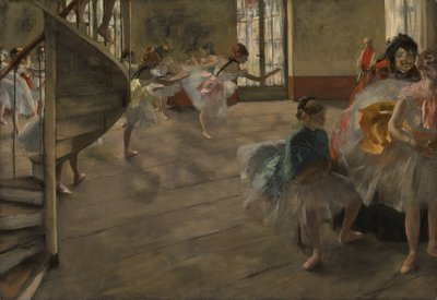 リハーサル》1877年頃（油彩・キャンバス） 作： Edgar Degas