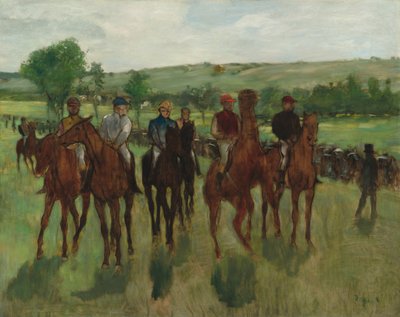 ライダー、c。 1885年。 作： Edgar Degas