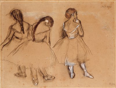 3人のダンサー 作： Edgar Degas