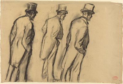 ルドヴィク・ハレヴィの3つのスタディ 作： Edgar Degas