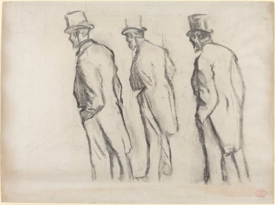 ルドヴィク・ハレヴィの3つのスタディ 作： Edgar Degas