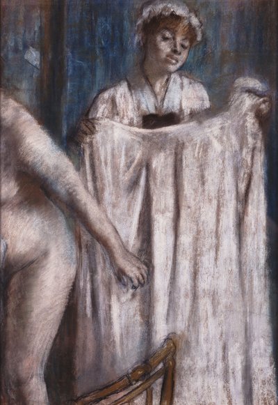 お風呂の後のトイレ 作： Edgar Degas