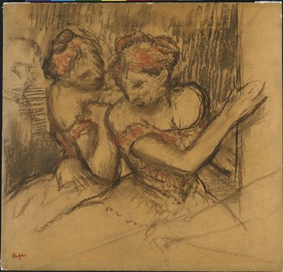 二人のダンサー 作： Edgar Degas