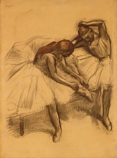 2人のダンサー、1905年 作： Edgar Degas