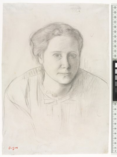 ビクトリアドゥブール、1866年頃 作： Edgar Degas