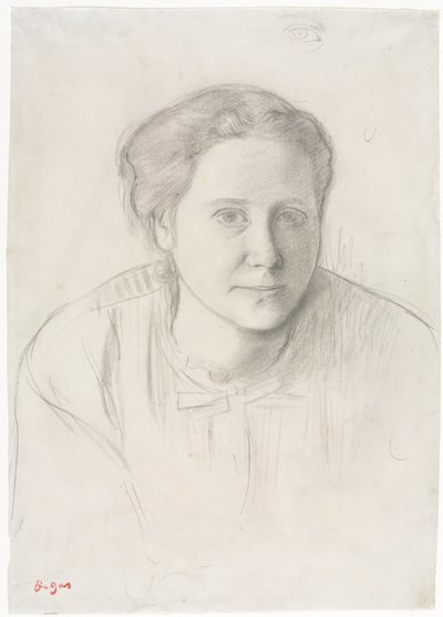 ビクトリアドゥブール、1866年頃。 作： Edgar Degas