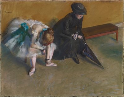待っている 作： Edgar Degas