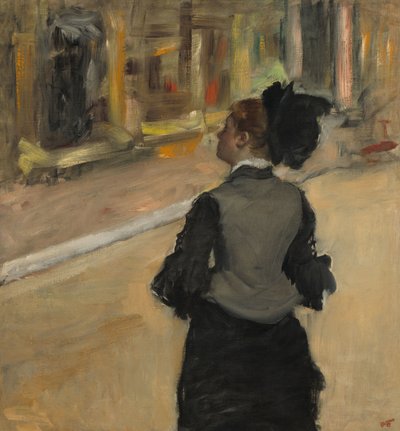 後ろから見た女性 作： Edgar Degas