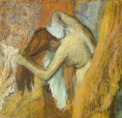彼女のトイレの女性 作： Edgar Degas