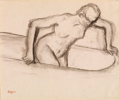 たらいの中の女 作： Edgar Degas