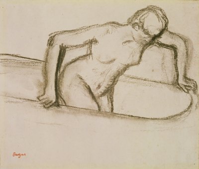 浴槽の女 作： Edgar Degas