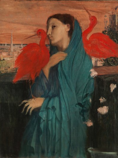 イビスの若い女性 作： Edgar Degas