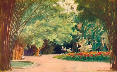 竹林-植物園、1914 作： Edgar L. Pattison
