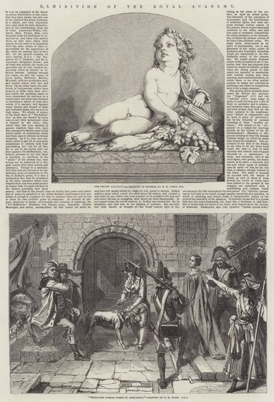 王立アカデミーの展示 作： Edgar Melville Ward