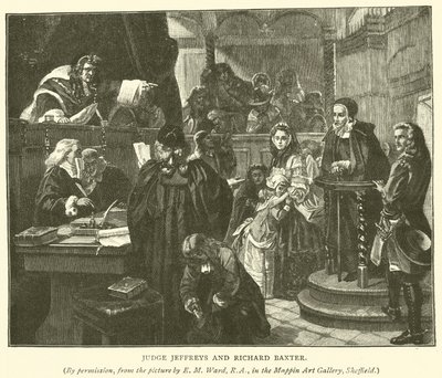 ジェフリーズ裁判官とリチャードバクスター 作： Edgar Melville Ward