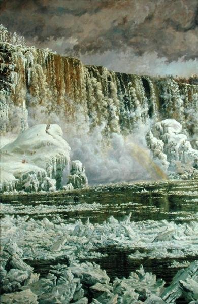 冬のナイアガラの滝 作： Edgar Spier Cameron
