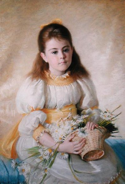 フラワーバスケット 作： Edith Augusta James