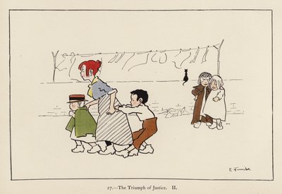 The Triumph of Justice II（カラーリトグラフ 作： Edith Farmiloe