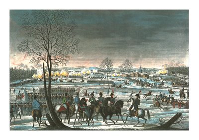 1800年12月3日、ホーエンリンデン近郊での戦い、c1850。 作： Edme Bovinet