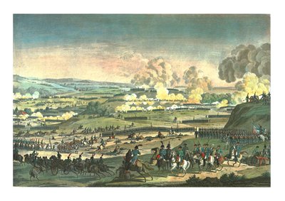 イエナ付近での戦い、1806年10月14日、c1850 作： Edme Bovinet