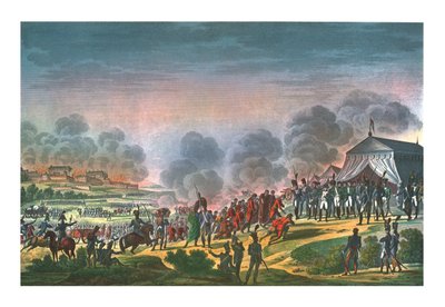 マドリード砲撃、1808年12月4日、c1850。 作： Edme Bovinet