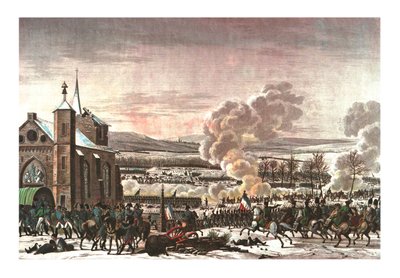 エリューの戦い、1807年2月9日、c1850 作： Edme Bovinet