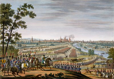 1812 年 9 月 14 日、フランス人のモスクワへの入国 作： Edme Bovinet