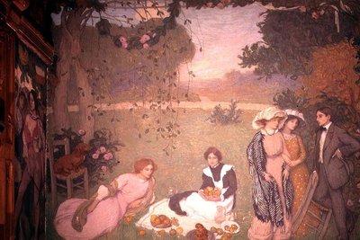 ランチ・オン・ザ・グラス 作： Edmond François Aman Jean