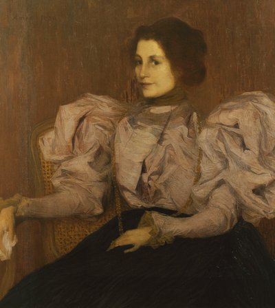マダムベスナードの肖像、1896年頃（キャンバスに油彩） 作： Edmond François Aman Jean