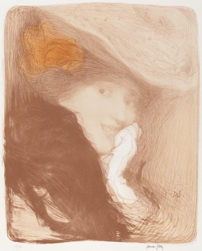 ラ・リューズ：マダム・アルバート・ベスナール、1897年。 作： Edmond François Aman Jean