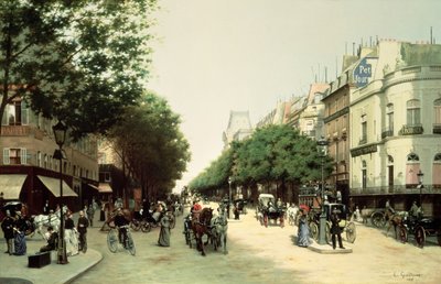 イタリア人の大通り 作： Edmond Georges Grandjean