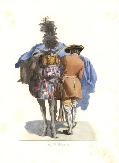 騎馬民族の召使（フランス 作： Edmond Lechevallier Chevignard