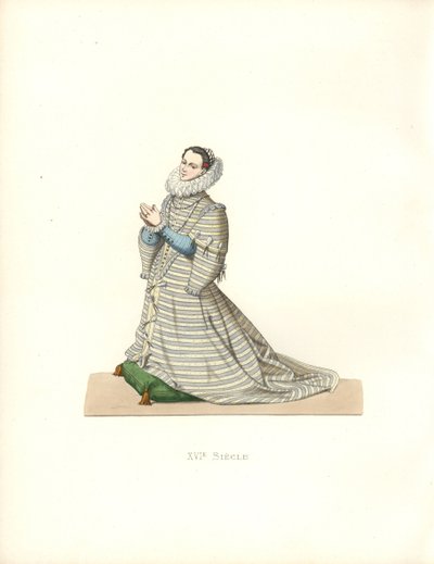 大公妃イザベル・クララ・ユージニア（1566-1633 作： Edmond Lechevallier Chevignard