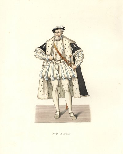 フランソワ・ド・ロレーヌ、ギーズ公（1519-1563 作： Edmond Lechevallier Chevignard