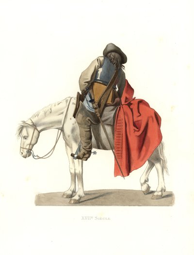 フランス騎兵隊 作： Edmond Lechevallier Chevignard