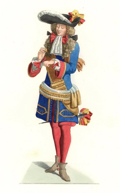 フランス王室将校 作： Edmond Lechevallier Chevignard