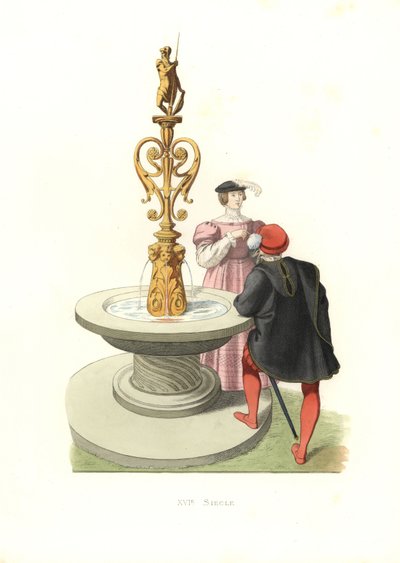 紳士と淑女（イギリス 作： Edmond Lechevallier Chevignard