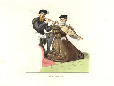 紳士と淑女（イギリス 作： Edmond Lechevallier Chevignard