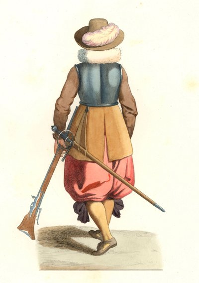 フランス・フランドルの銃士 作： Edmond Lechevallier Chevignard