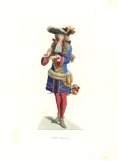 フランスの王室将校 作： Edmond Lechevallier Chevignard