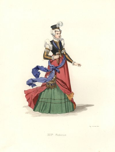 スイス人女性 作： Edmond Lechevallier Chevignard