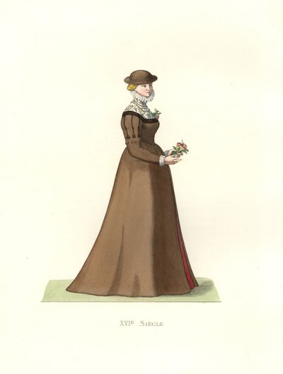 イギリスの若い女性 作： Edmond Lechevallier Chevignard