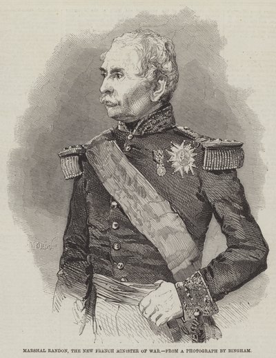 ランドン元帥、フランスの新大臣 作： Edmond Morin