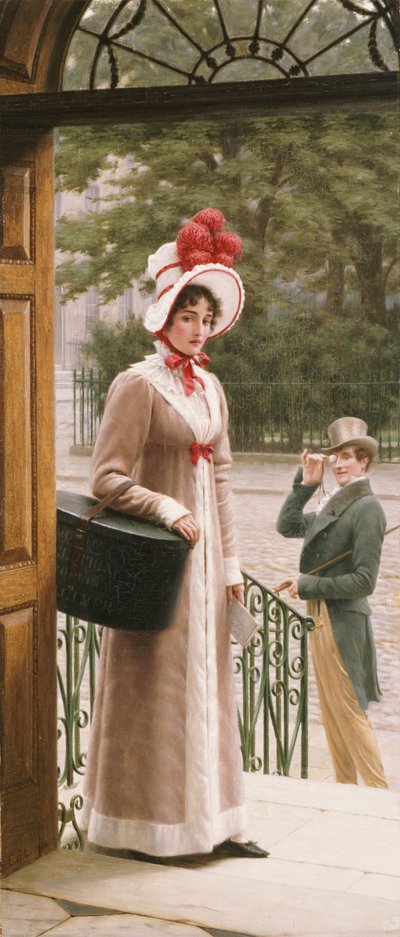 憧れの源、1904 作： Edmund Blair Leighton