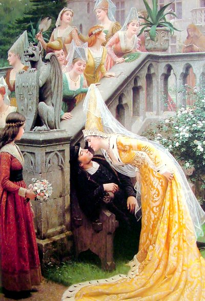 アランシャルティエ、1903年。 作： Edmund Blair Leighton