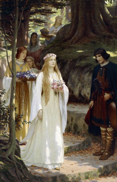 マイフェアレディ、1914 作： Edmund Blair Leighton