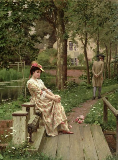 オフ 作： Edmund Blair Leighton