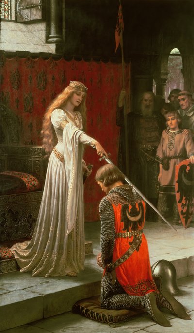 称賛、1901 作： Edmund Blair Leighton